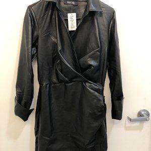 Fab'rik Black Leather Dress